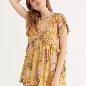 Spell & The Gypsy Collective Wild Bloom Floral Ruffle Romper